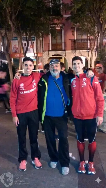 Primero y segundo junto a Paco